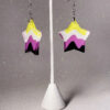 Pride Star Acrylic Earrings