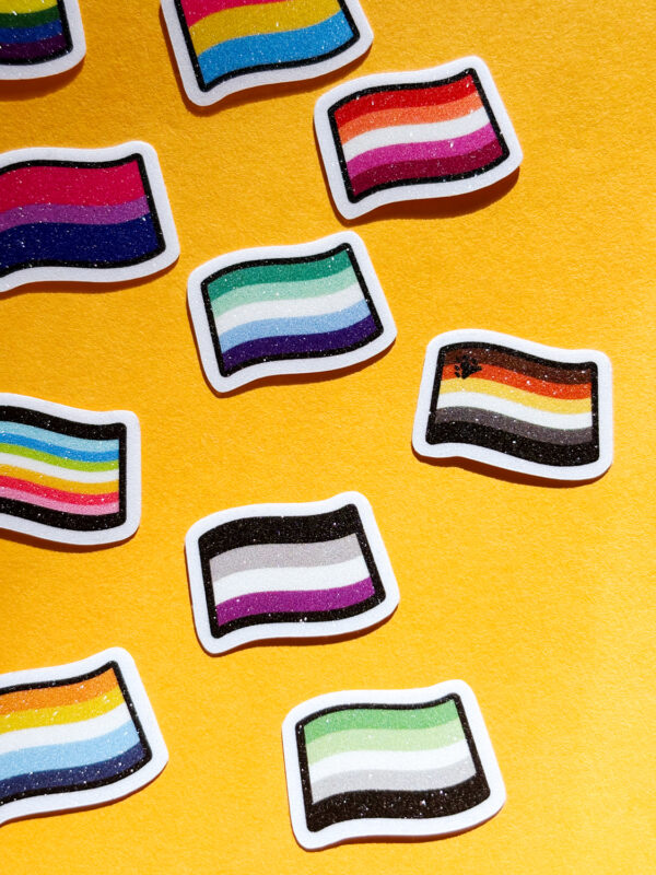 Small Pride Flag Stickers