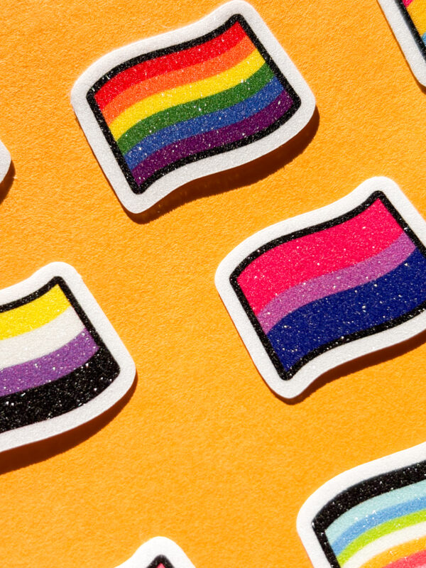 Small Pride Flag Stickers