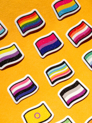 Small Pride Flag Stickers