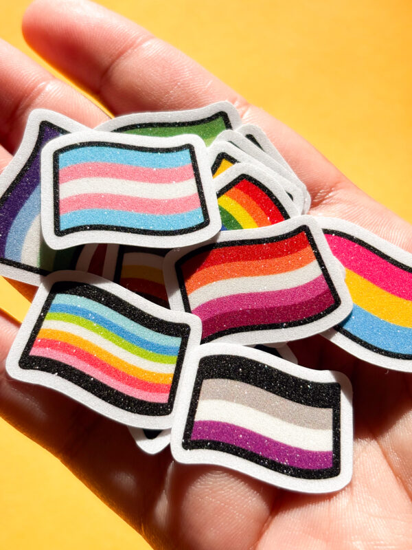 Small Pride Flag Stickers